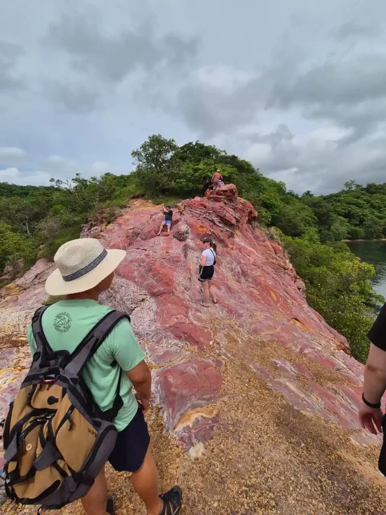 Pemandangan dari atas Strawberry rock