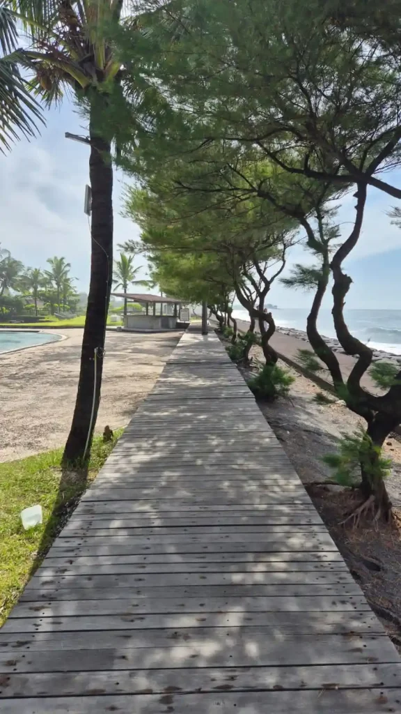 Jalan buat jogging di hotel Wyndam 