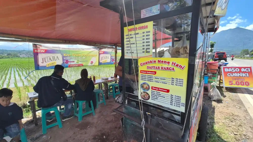 Cuanki garut neng hani viral menu