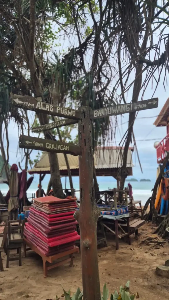 gambar pantai pulau merah banyuwangi
