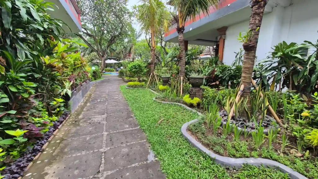 Suasana di hotel swastiak bungalow 
