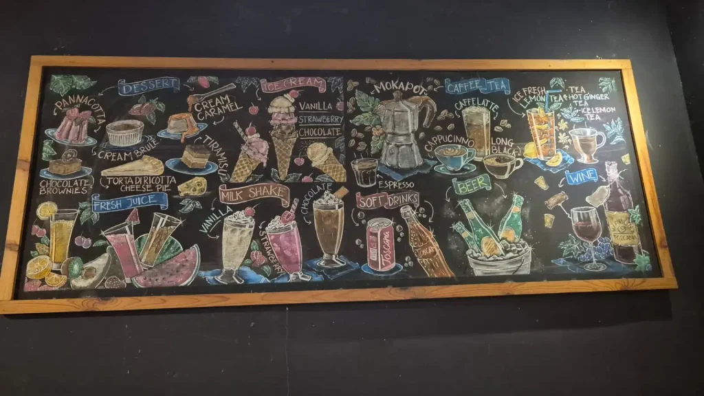 menu warung toscana jogja