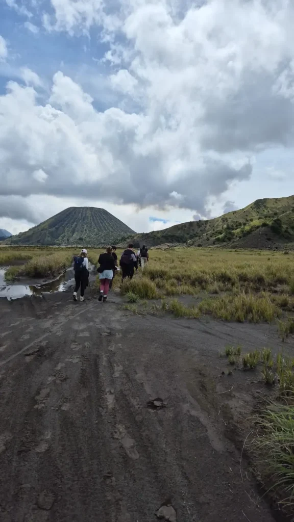 jalur trekking bukit painem bromo