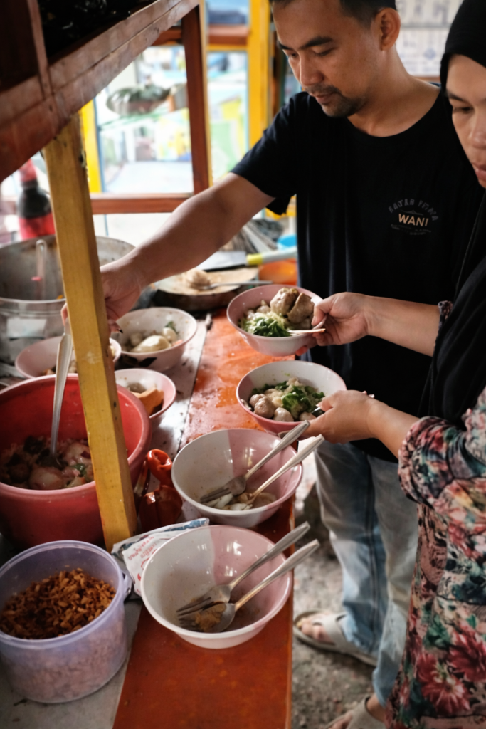 Menu baso mang ujang cilawu garut