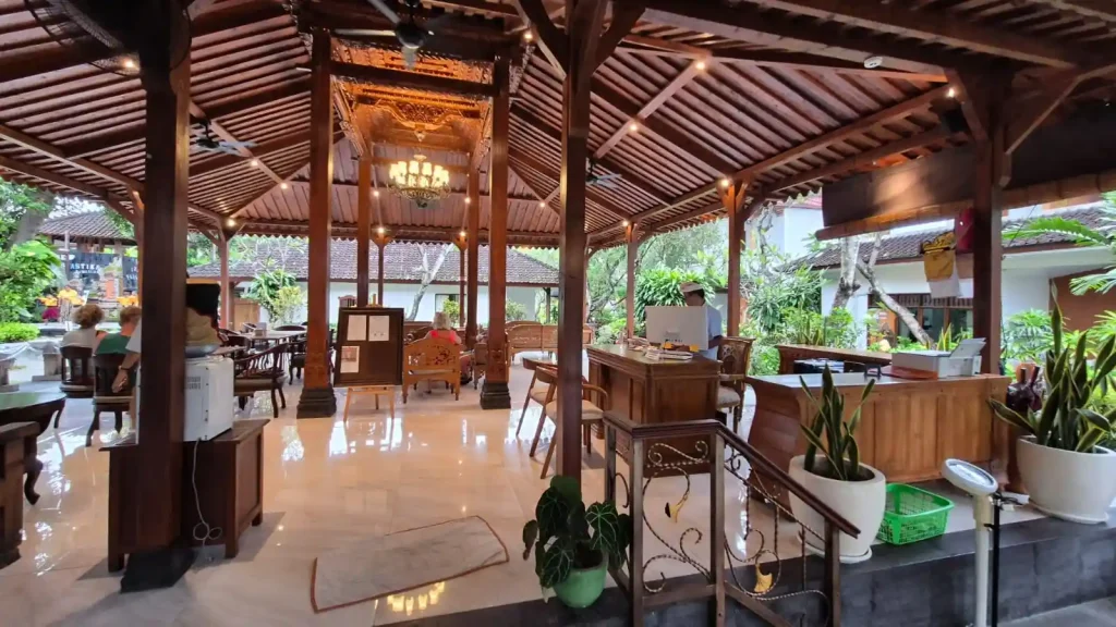 Resepsionis swastika bungalow sanur bali