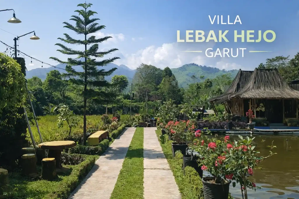 pemandangan sekita villa lebak hejo