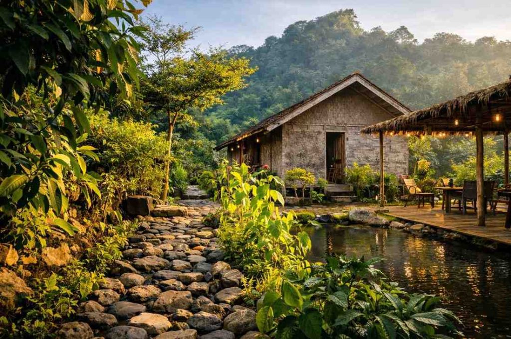 gambar farmstay manangel